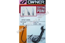   Owner Offset Worm Cutting Point 6  Black Chrome 5101-01