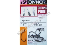   Owner RigN Hook Cutting Point 6  Black Chrome 5137-04