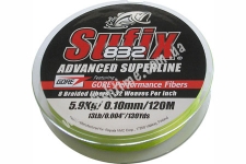  Sufix 832 BRAID 120M 0.10MM/5.9KG/13LB/Neon Lime