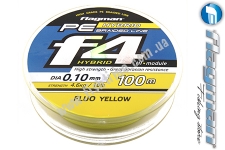  Flagman PE Hybrid F4 100m FluoYellow 0,10mm. 4,6 10lb