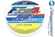  Flagman PE Hybrid F4 135m FluoYellow 0,14mm. 7,7/17lb