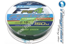  Flagman PE Hybrid F4 FEEDER 150m MossGreen 0,16mm. Max8,5kg