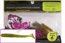  Crazy-Fish VIBRO WORM 3-5-1-1 