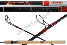  Berkley LRS- 80ML Lightning Rod Spin 2.40, 10-30 