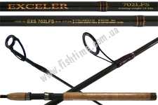  Daiwa Exceler EXS 702LFS cast 10-20g 2.14m