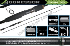  Salmo  Aggressor SPIN 35  10-35g 2.40m