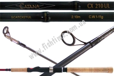  SHIMANO, CATANA SPINNING CX 21 UL 2PCS, SCATCX21UL