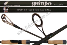  Kingfisher Ͳ  SPINNING , 2PCS,FUJI TITANIUM SIC RING 2,44m(104g)